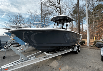 2025 Robalo R250 Solid Shark Gray Boat